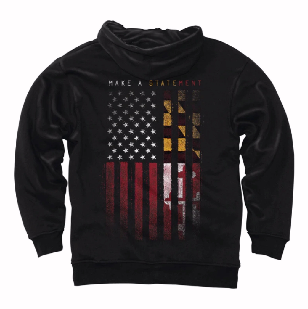 U.S. and Maryland Make a Statement Pullover Hoodie