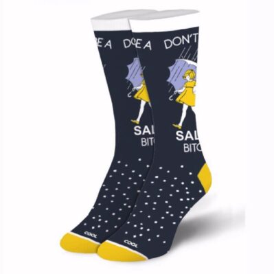 Don't Be A Salty Bitch Humor Athletic Crew Socks