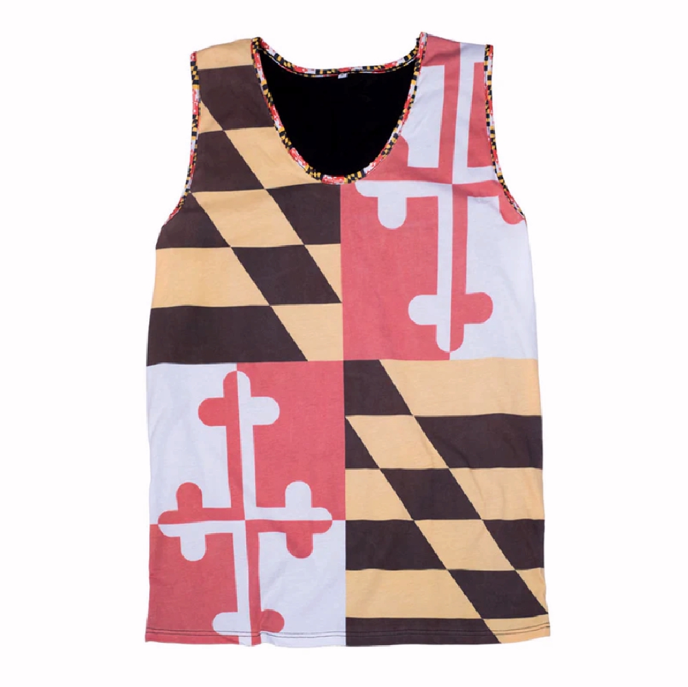 Maryland Faded Flag Tank Top