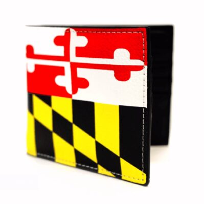 Maryland Flag Outside Print Wallet
