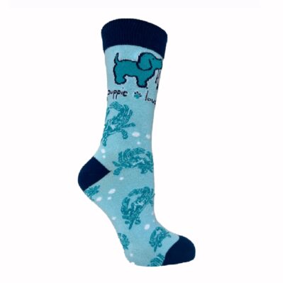 Puppie Love Dog Crab Life Casual Socks