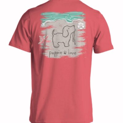 Puppie Love Dog Sand Pup Short Sleeve T-Shirt