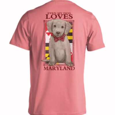 Puppie Love Dog Even My Dog Loves Maryland Short Sleeve T-Shirt