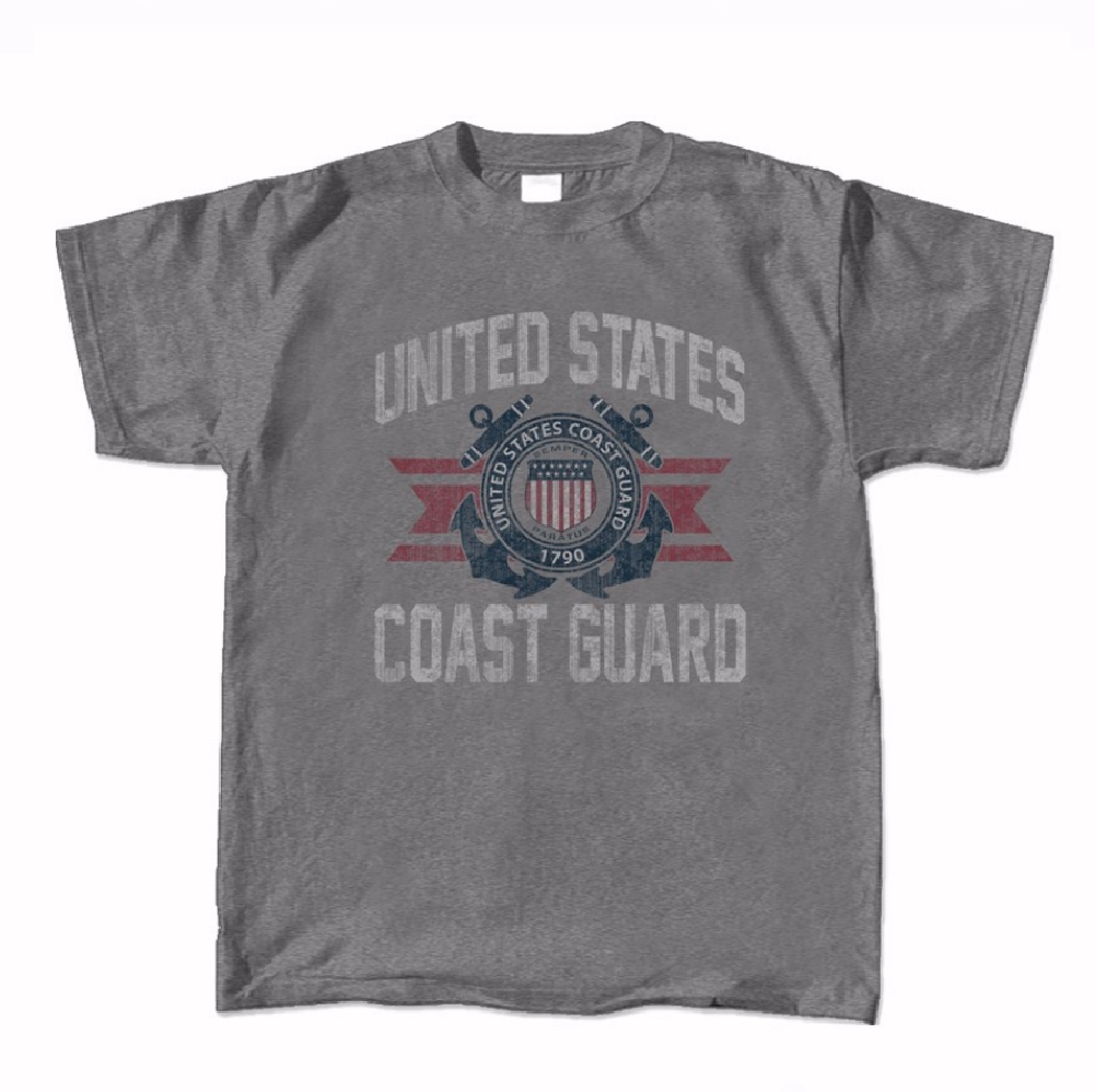 U.S. Coast Guard Vintage Emblem Short Sleeve T-Shirt