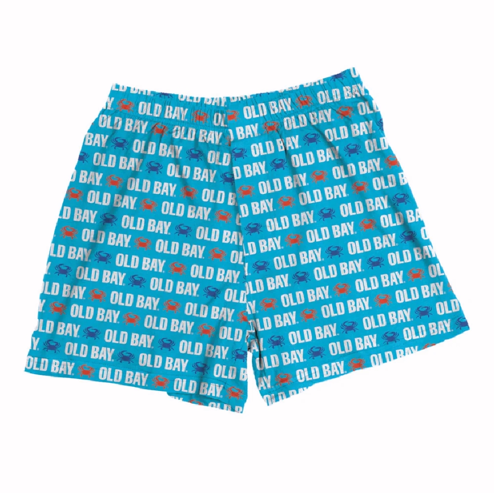 Old Bay Crab Blue Boxer Shorts