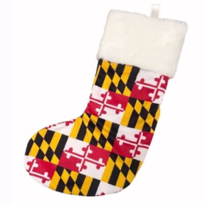 Maryland Flag Christmas Holiday Hanging Stocking