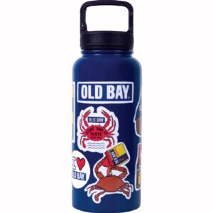 Old Bay Stickers Hot/Cold 1 Quart Travel Water Bottle
