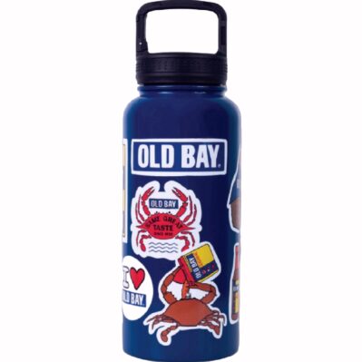 Old Bay Stickers Hot/Cold 1 Quart Travel Water Bottle