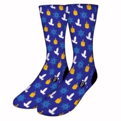 Festive Hanukkah Fun Holiday Socks