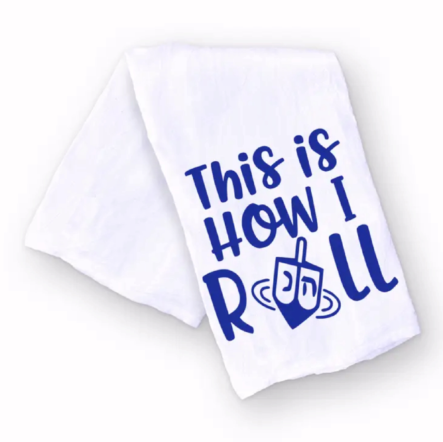 This Is How I Roll Hanukkah Holiday Dreidel Hand and Kitchen Towel