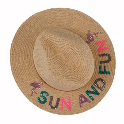 Simply Southern Sun and Fun Beach Fedora Style Soft Hat