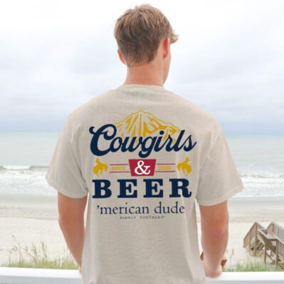 Simply Southern 'Merican Dude Cowgirls & Beer Short Sleeve T-Shirt