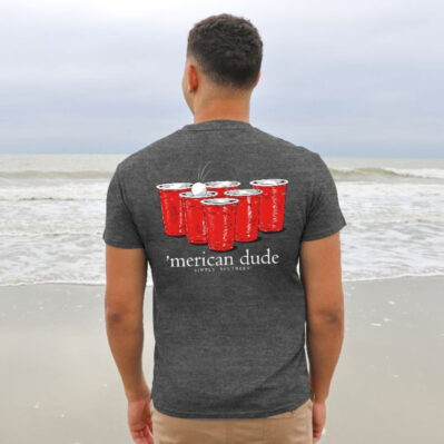 Simply Southern 'Merican Dude Red Cup Short Sleeve T-Shirt