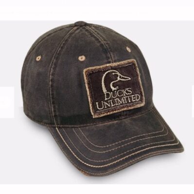 Ducks Unlimited Embroidered Patch Distressed Style Cap Hat