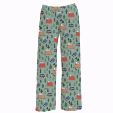 Brief Insanity Snoopy Camping Lounge Pants Pajamas