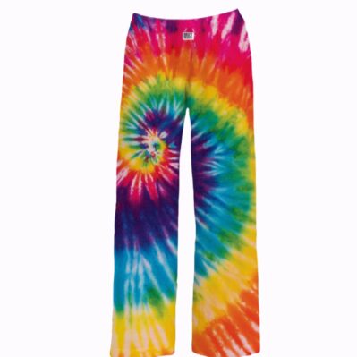 Brief Insanity Rainbow Tie Dye Lounge Pants Pajamas