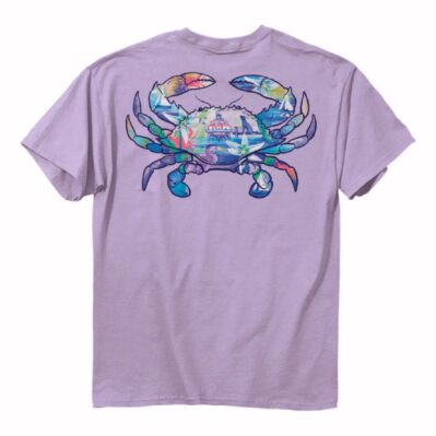 Crab Scenes Pattern Short Sleeve T-Shirt