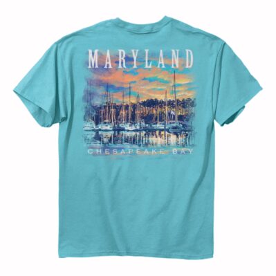 Maryland Chesapeake Bay Marina Short Sleeve T-Shirt