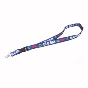 Old Bay Crab and Anchor Keyring and ID Lanyard