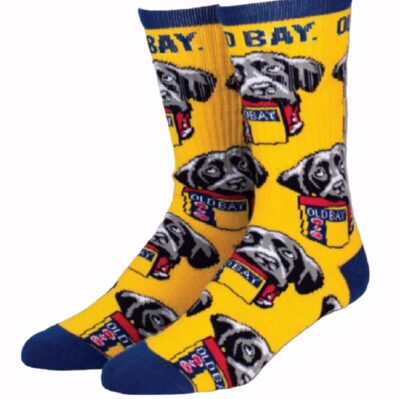 Old Bay Good Boy Dog Athletic Crew Socks