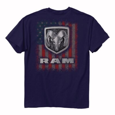 RAM Logo U.S. Flag Short Sleeve T-Shirt