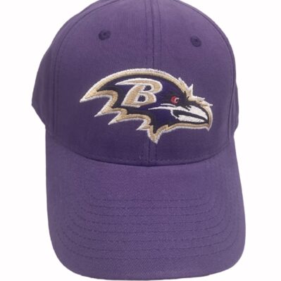 Baltimore Ravens Purple Embroidered Logo Cap Hat