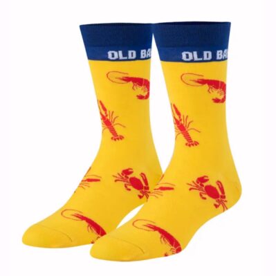 Old Bay Crab, Shrimp and Lobster Crew Crazy Socks