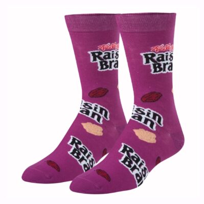 Raisin Bran Cereal Crew Crazy Socks