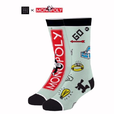 Monopoly Split Style Athletic Crew Socks