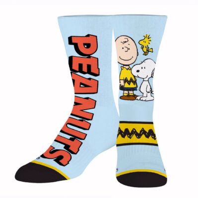 Peanuts Split Style Athletic Crew Socks