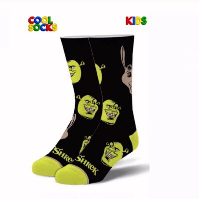 Shrek the Ogre and Donkey Athletic Kids Crew Socks