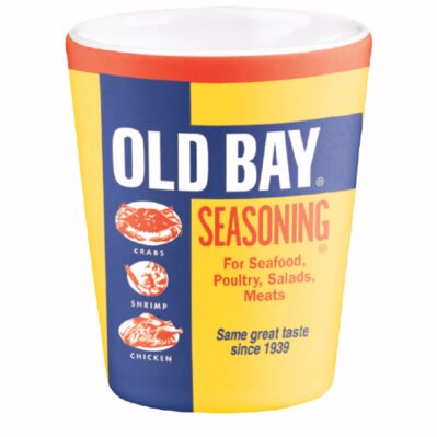 Old Bay Can Logo Shot Glass