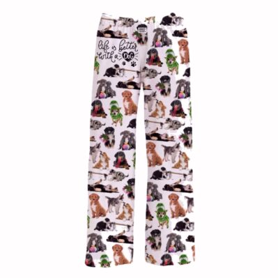 Brief Insanity Life Is Better with A Dog Lounge Pants Pajamas