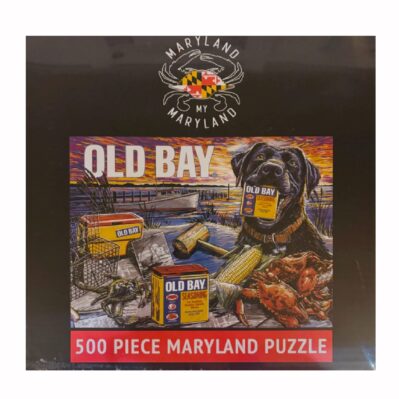 Old Bay Harbor Scene 500 Piece Jigsaw Puzzle