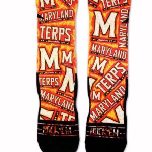 University of Maryland Terrapins Terps Socks