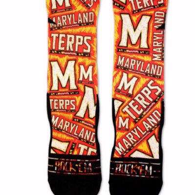 University of Maryland Terrapins Terps Socks