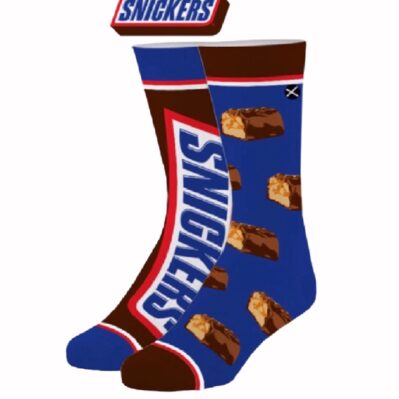 Snickers Candy Bar Athletic Crew Socks