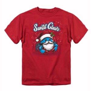 Santa Claws Crab Christmas Short Sleeve T-Shirt