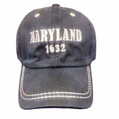 Maryland 1632 Cotton Waxed Style Mesh Navy Cap Hat