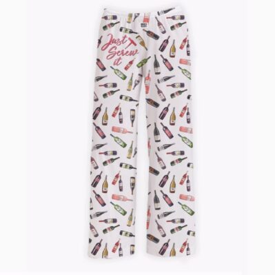Brief Insanity Wine Just Screw It Lounge Pants Pajamas