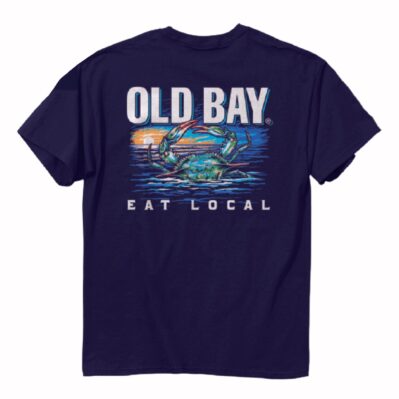 Old Bay Crab Eat Local Short Sleeve T-Shirt