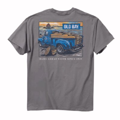 Old Bay Vintage Crabbing Truck Short Sleeve T-Shirt
