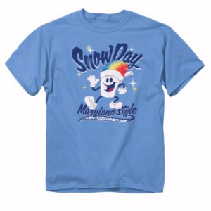Maryland Style Youth Snow Cone Snow Day Short Sleeve T-Shirt
