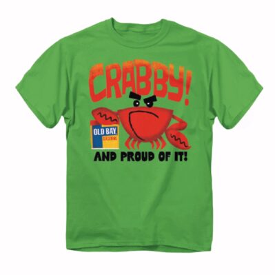 Old Bay Crabby and Proud Of It! Toddler Short Sleeve T-Shirt