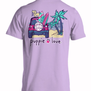 Puppie Love Dog Beach Bum Off-Roading Short Sleeve T-Shirt