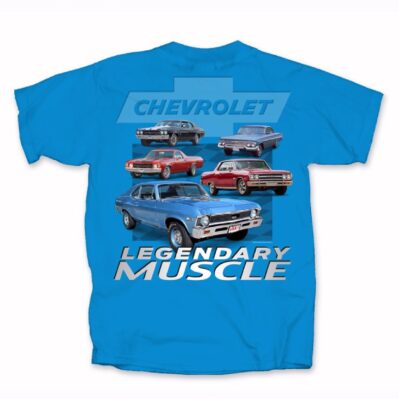 Chevy Chevrolet Legendary Muscle Short Sleeve T-Shirt