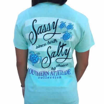Sassy Since Birth Salty By Choice Short Sleeve T-Shirt
