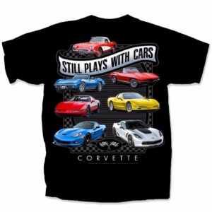 Chevy Chevrolet Corvette Still Plays with Cars Short Sleeve T-Shirt
