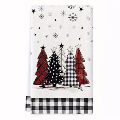 Christmas Trees Hand and Kitchen Towel