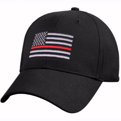 Firefighter EMT Nurse Thin Red Line U.S. Flag Embroidered Cap Hat